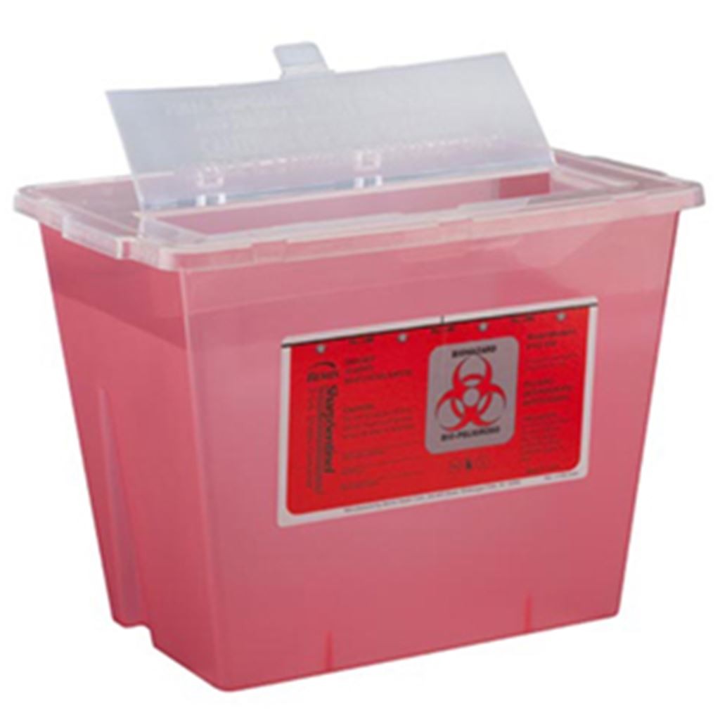 CONTENEDOR SHARPSENTINEL PARA DESECHOS PUNZOCORTANTES CAPACIDAD 7.54 LT