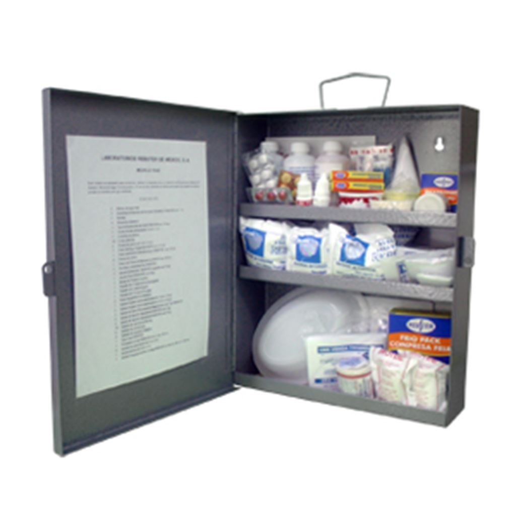 Botiquín de Primeros Auxilios Modelo R-42 con 120 piezas