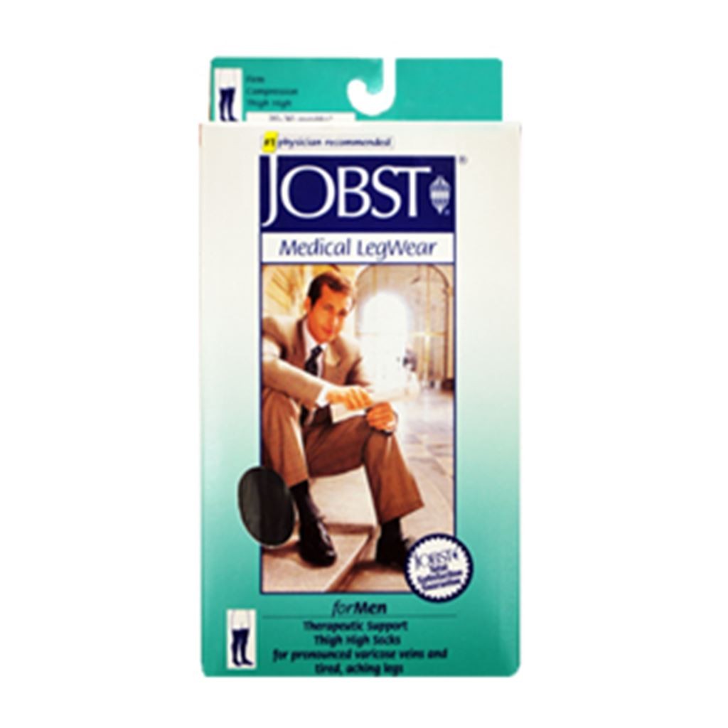 CALCETIN BSN FOR MEN MUSLO MEDIANA COMPRESION (15-20 mmHg) GRANDE NEGRO