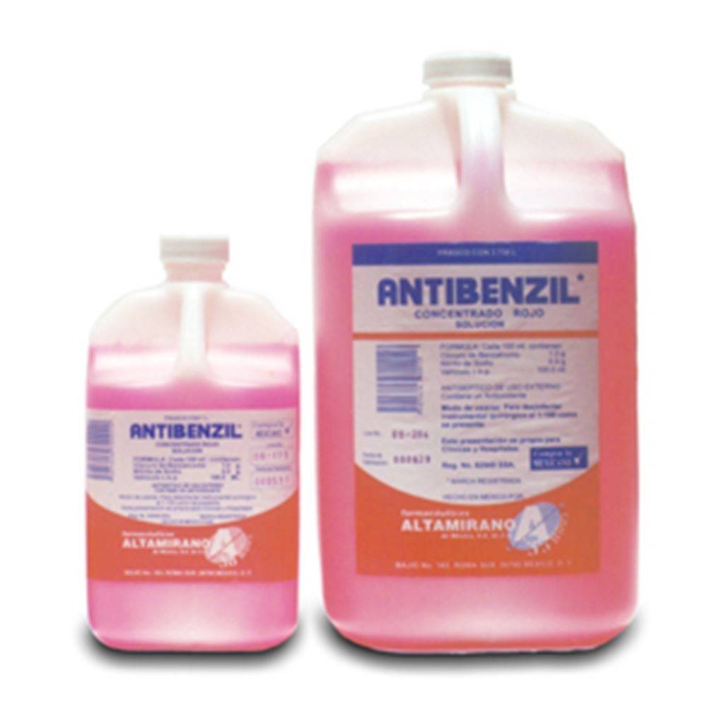 ANTIBENZIL CONCENTRADO ROJO 1LT