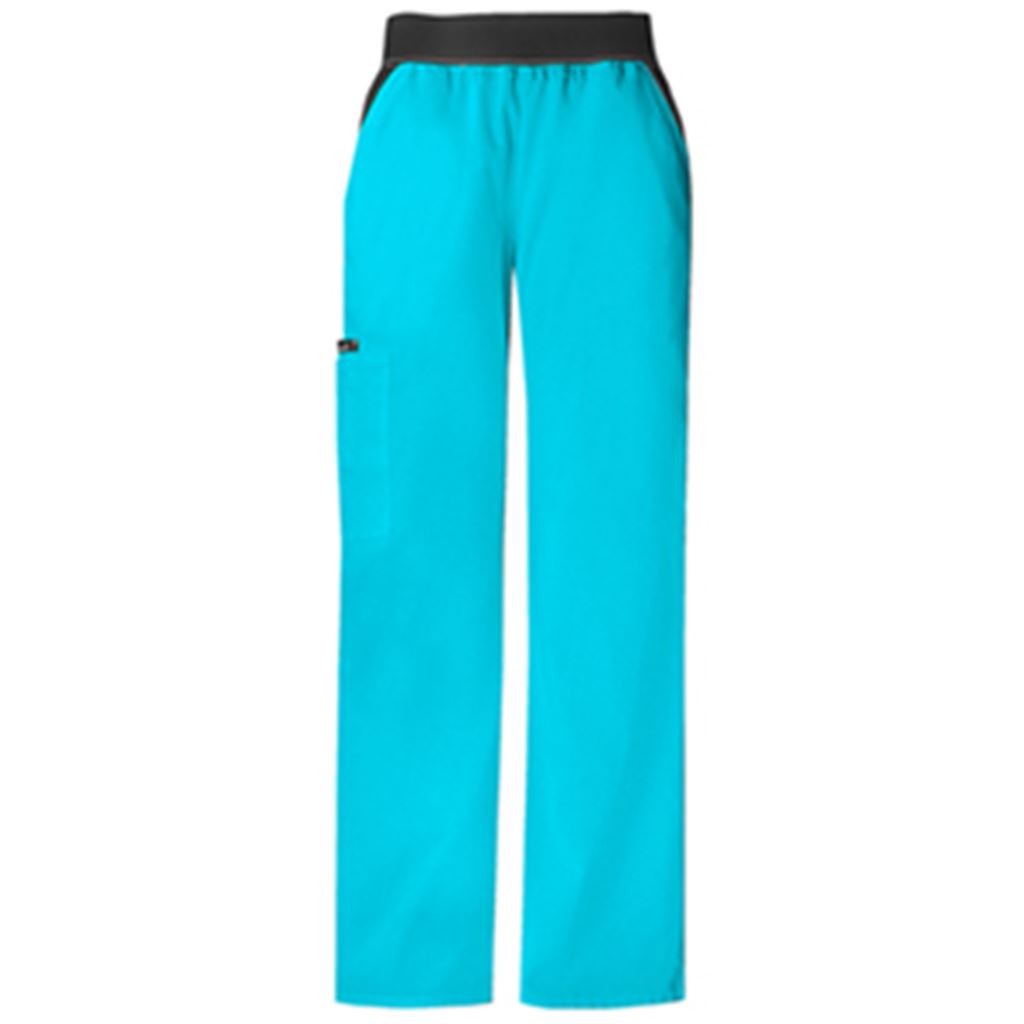 PANTALON CHEROKEE PARA DAMA CON CINTURA DE TELA DE PUNTO Y SPANDEX