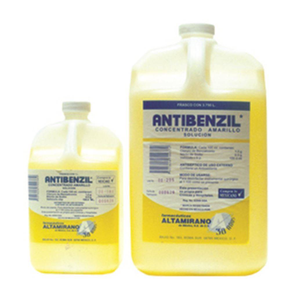 ANTIBENZIL CONCENTRADO AMARILLO 1LT