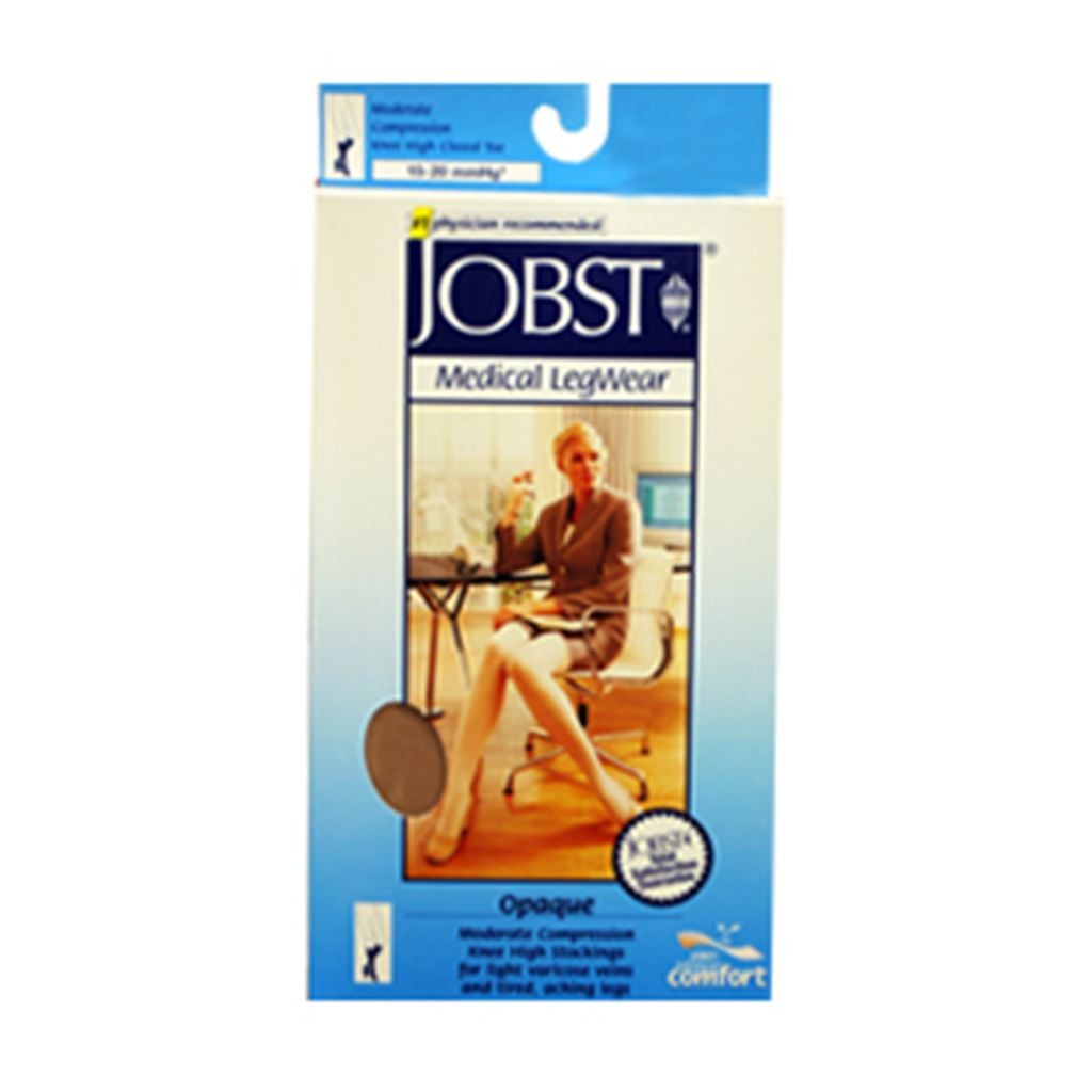 MEDIA OPAQUE CLA RODILLA MED. BEIGE 15-20mmHg