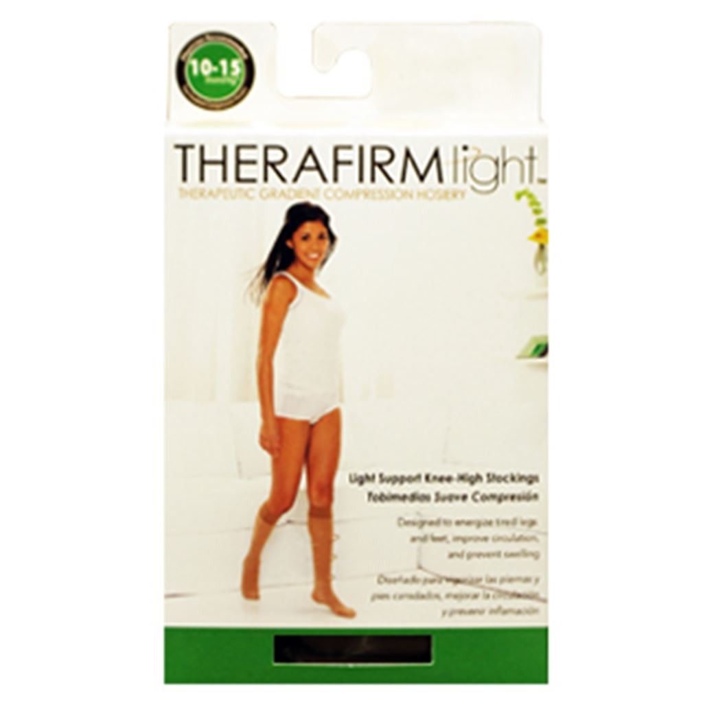 TOBIMEDIA THERAFIRM BAJA COMPRESION (10-15 mmHg) TALLA MEDIANA COLOR NEGRO
