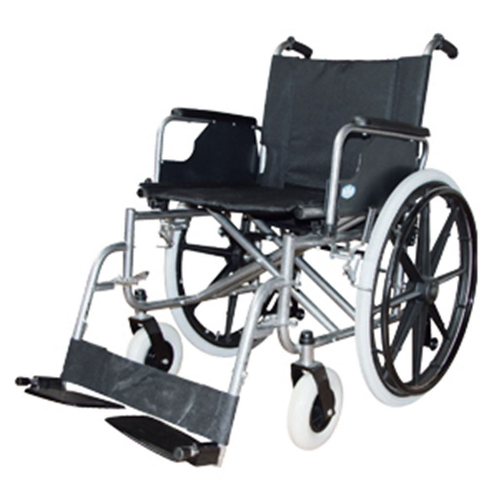 SILLA DE RUEDAS KAIYANG DE SOBREPESO BRAZO ABATIBLE, DESCANSA PIES DESMONTABLE ANCHO 51 CM