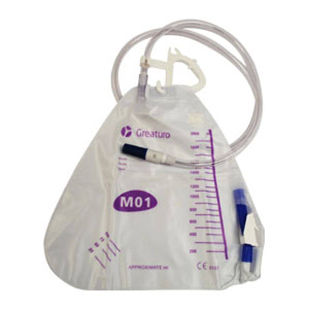 BOLSA RECOLECTORA DE ORINA MEDSTAR PARA CAMA DE 2000ML