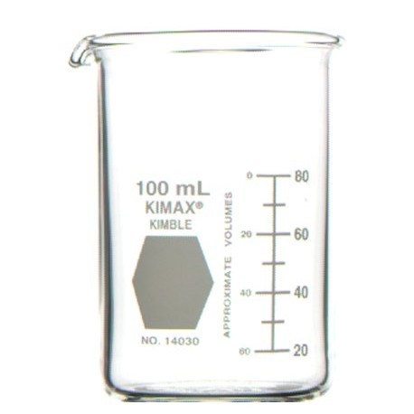 VASO DE PRECIPITADO. BERZELIUS, CON VERTEDERO, FORMA ALTA - KIMAX