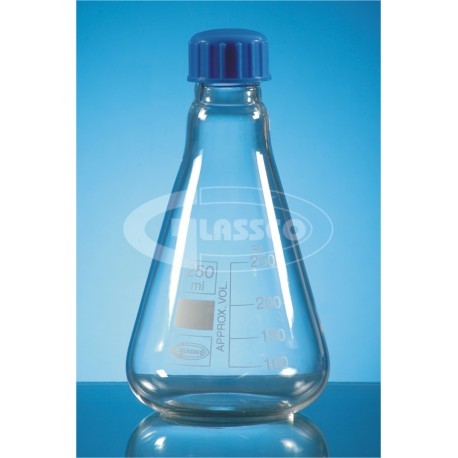 MATRAZ ERLENMEYER CON TAPON ROSCA - GLASSCO