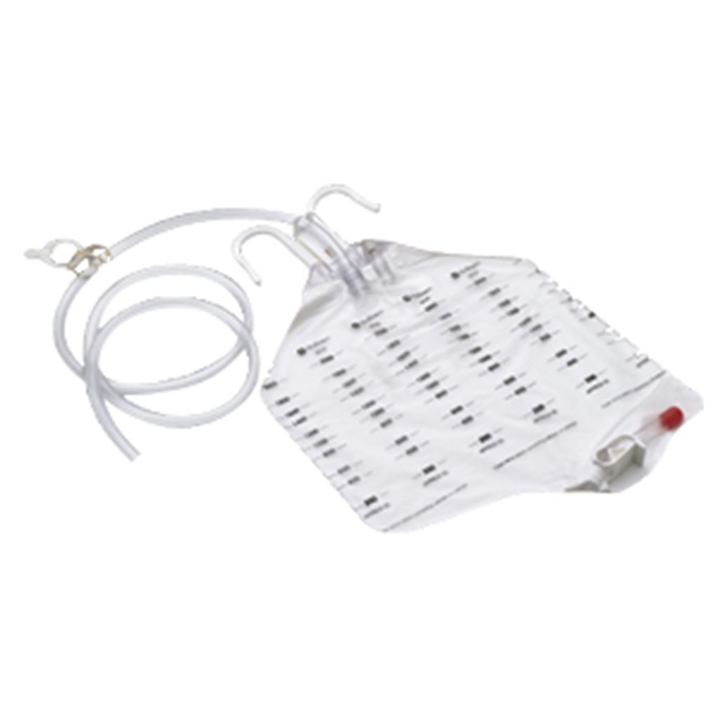 Bolsa Recolectora de Orina Hollister Nocturna con Válvula Anti-Reflujo 2 ltrs