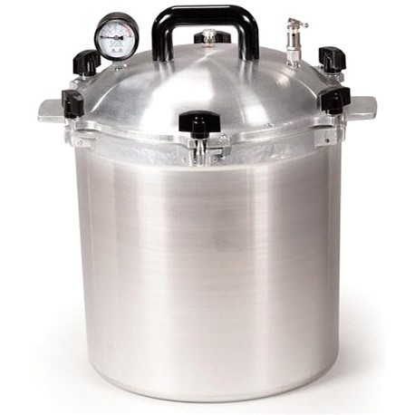 AUTOCLAVE DE ALUMINIO A GAS DE 24LTS (14 LT REALES) - ALL-AMERICAN
