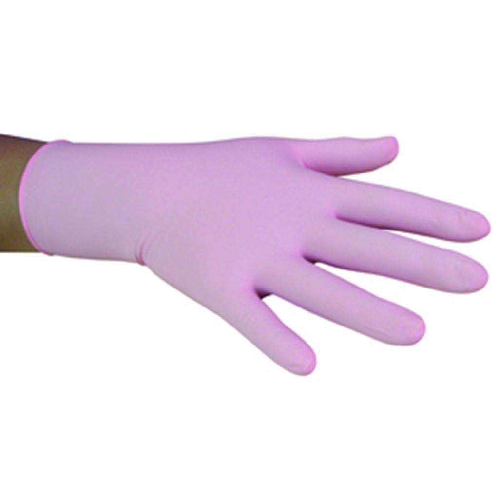 GUANTE AMBI NO ESTERIL PARA EXPLORACION CH ROSA CAJA CON 100 PI