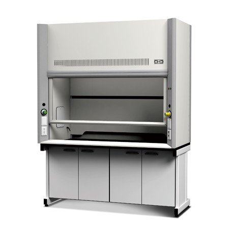 CAMPANA DE HUMO CON VENTILADOR EXTERNO, SERVICIO DE AGUA Y GAS - CHC LAB