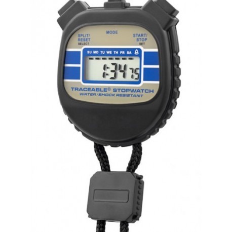 CRONÓMETRO SENCILLO DE 24 HRS. RESISTENTE AL AGUA EXACTITUD DE 0.01 CON CERTIFICADO - CONTROL COMPANY