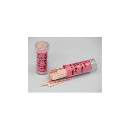 PAPEL TORNASOL ROJO C/100 TIRAS