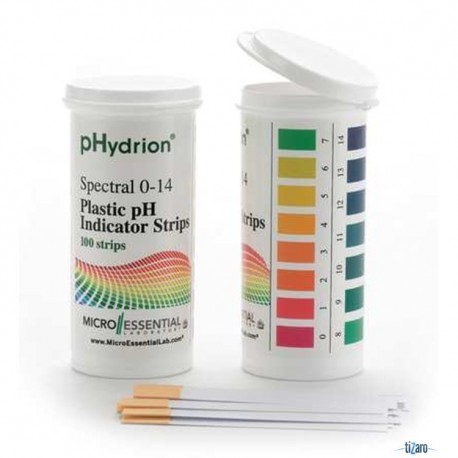 PAPEL PH 0 A 14 HYDRION EN VIAL - MICROESSENTIAL