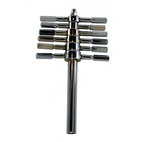 TALADRA CORCHOS MANUAL 6 ALAS  PAQUETE 6 PIEZAS