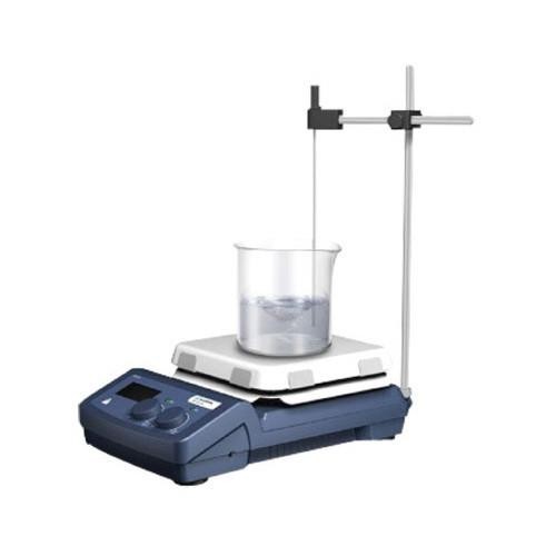 Agitador magnético con placa de calentamiento cuadrada con pantalla digital LCD. Modelo H550-PRO