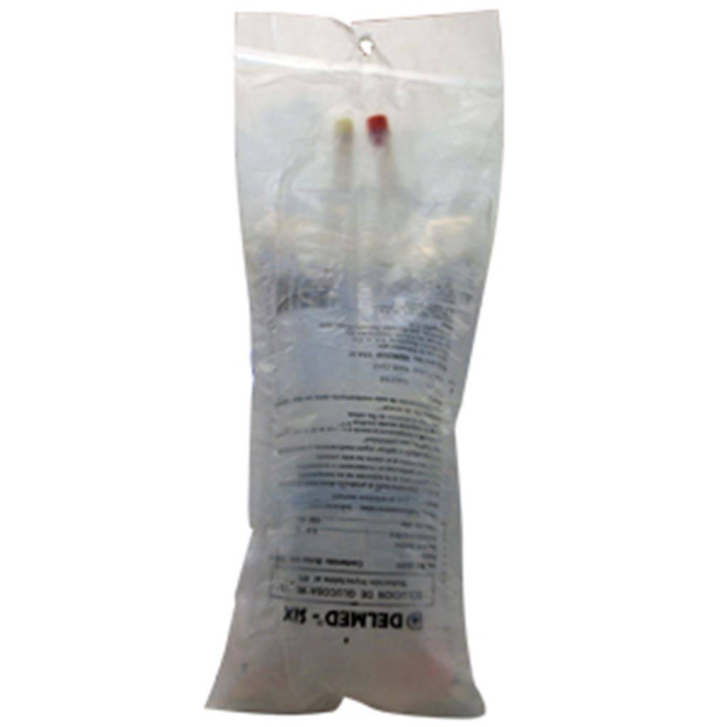 SOLUCION DELMED SIX GLUCOSA AL 5 porciento 1000 ML