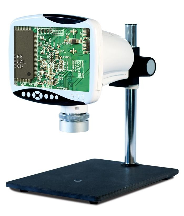 Estereoscopio digital industrial con pantalla LCD. Modelo VE-153G