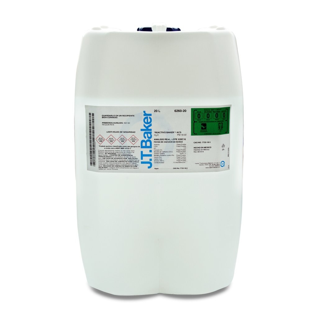 Agua tridestilada RA. Modelo 6180-20