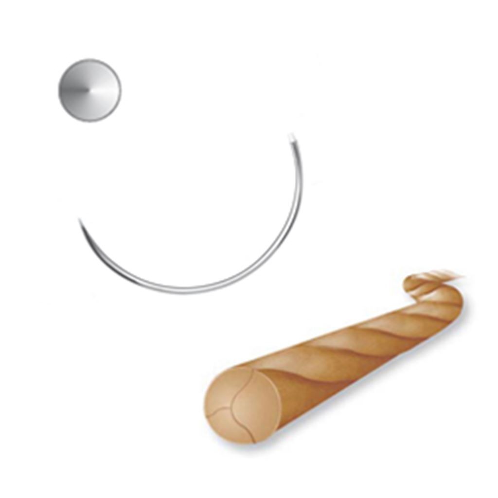 SUTURA CATGUT CROMICO 3/0 AHUSADA C