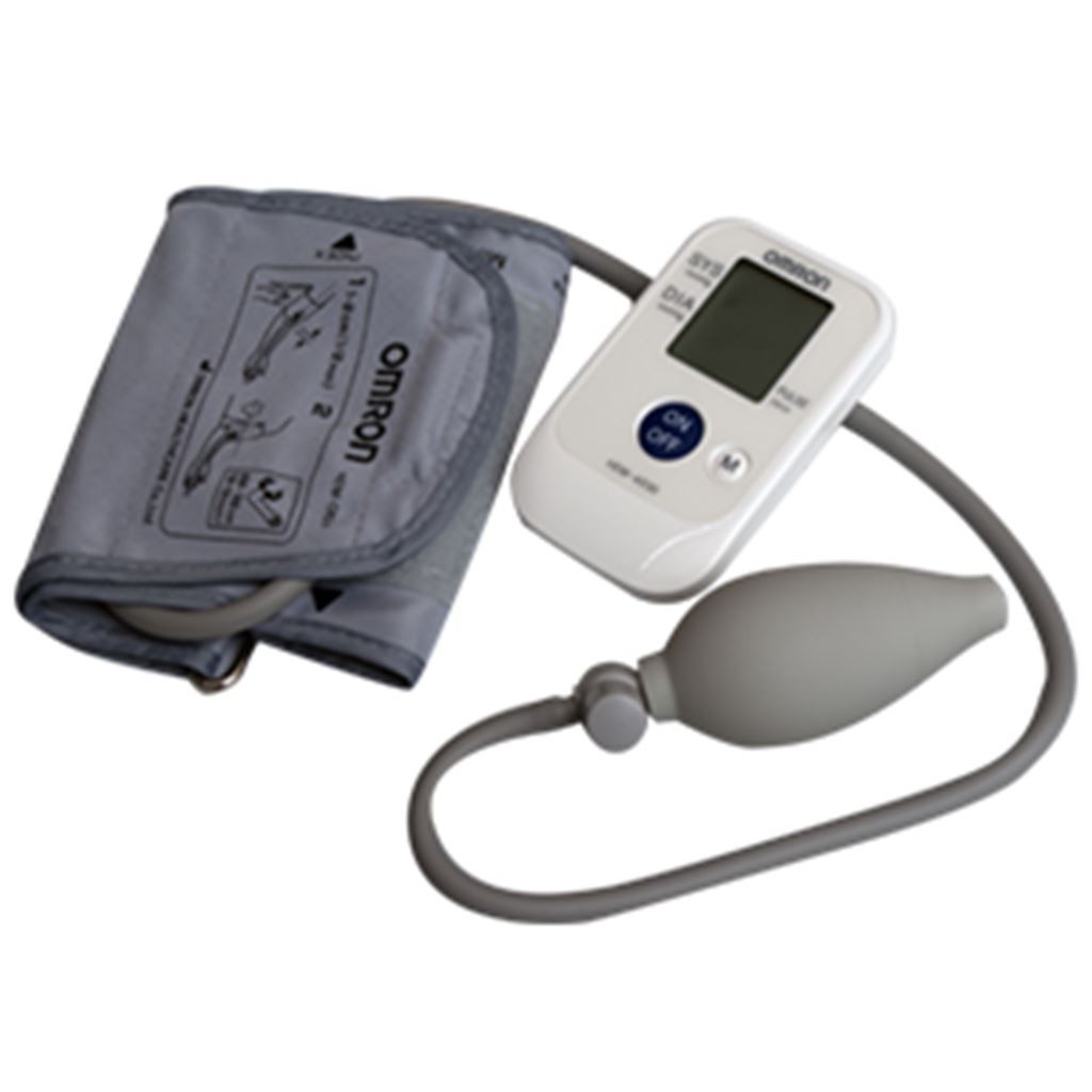 Baumanómetro Digital Omron Semi Automático para Brazo con 21 Memorias