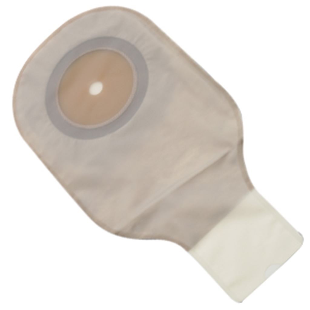 Bolsa de Colostomía Hollister Drenable Ultra-Transparente Barrera Plana Flextend Recortable hasta 64