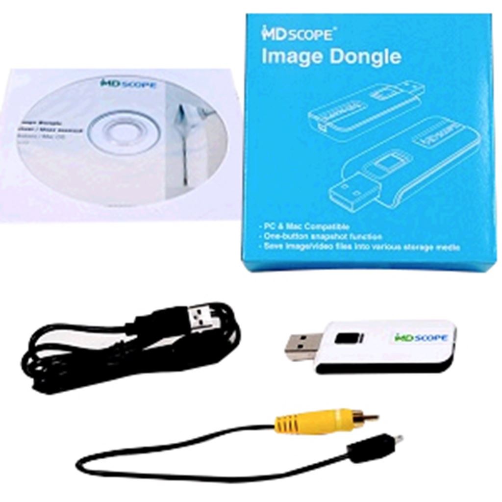 SOFTWARE MDSCOPE PARA VIDEO OTOSCOPIO COMPATIBLE CON MAC/PC INCLUYE USB, CD DE INSTALACION Y CABLES