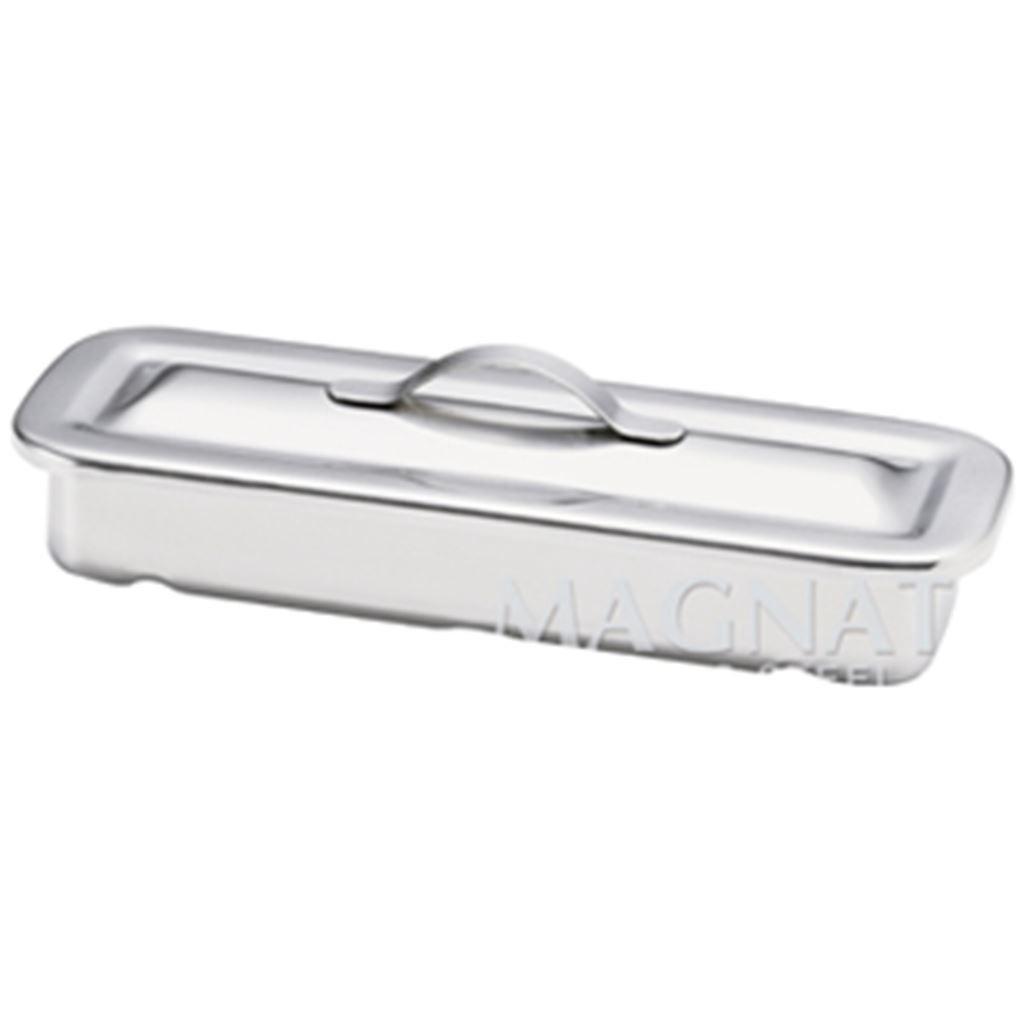 CHAROLA PARA CATÉTER E INSTRUMENTAL CON TAPA 219 X 81 X 35 MM