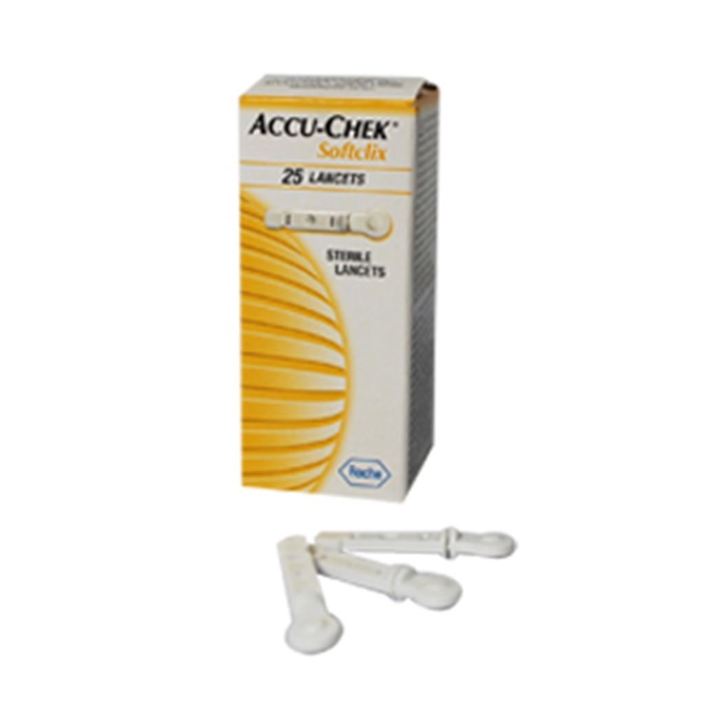 LANCETAS SOFTCLIX II ROCHE CON 25 PIEZAS