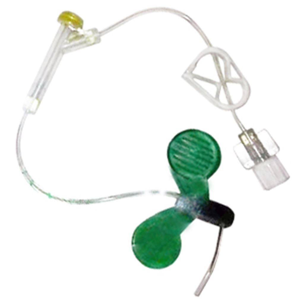 Aguja Tipo Huber Kortex Angulada 21G x 19cm