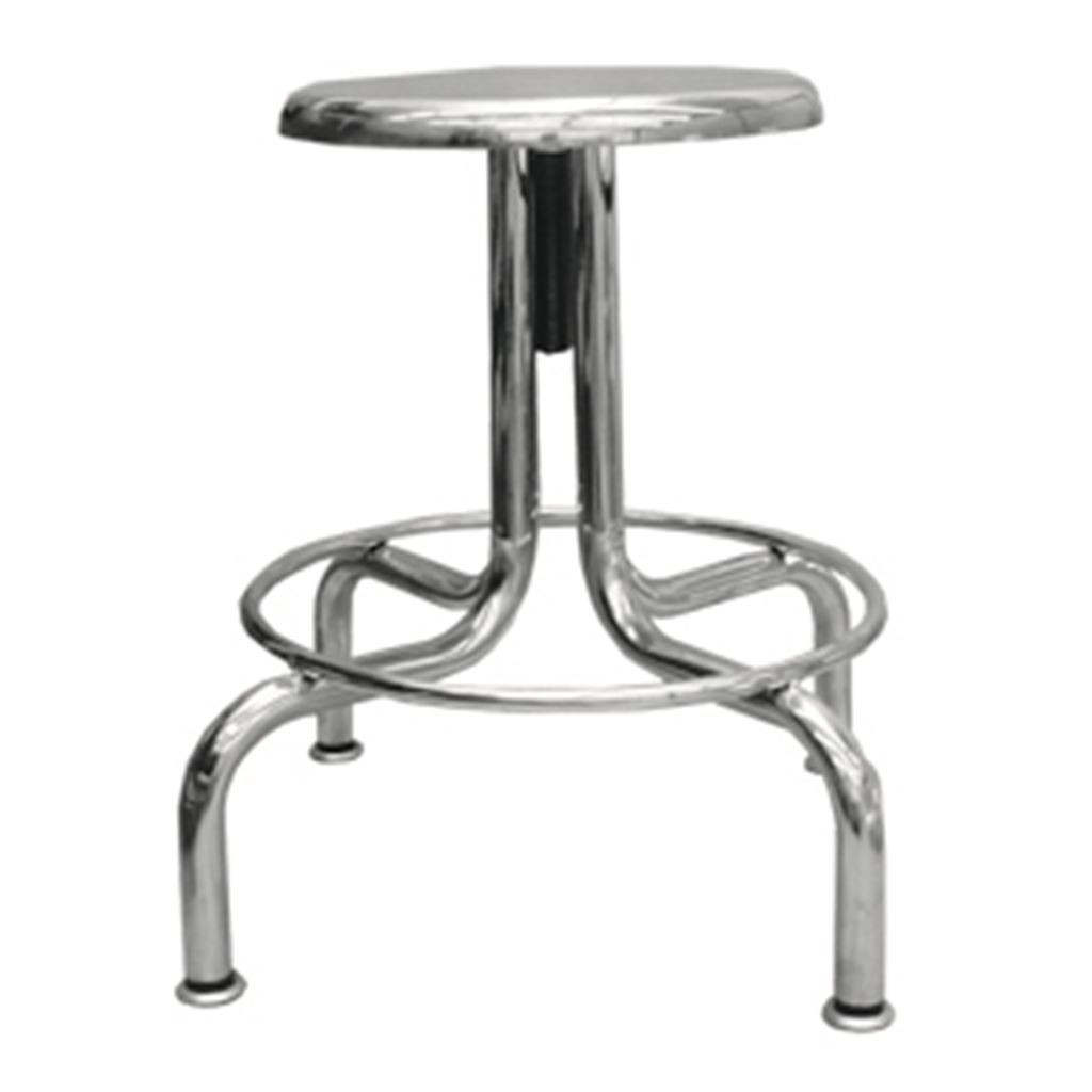 Banco Giratorio Cromado con Patas